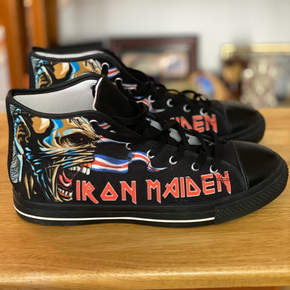 Iron Maiden Canvas Hightop Sneakers